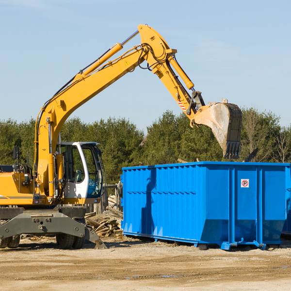 can i choose the location where the residential dumpster will be placed in Richville